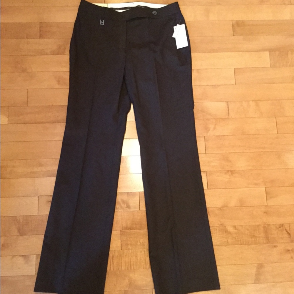 Michael Kors Belaire fit brown wool slacks