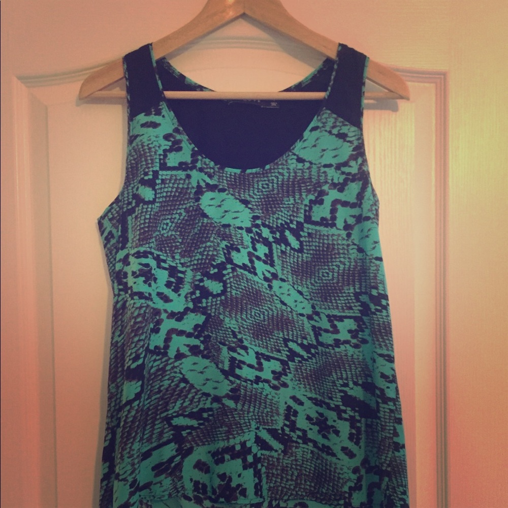 Animal print top