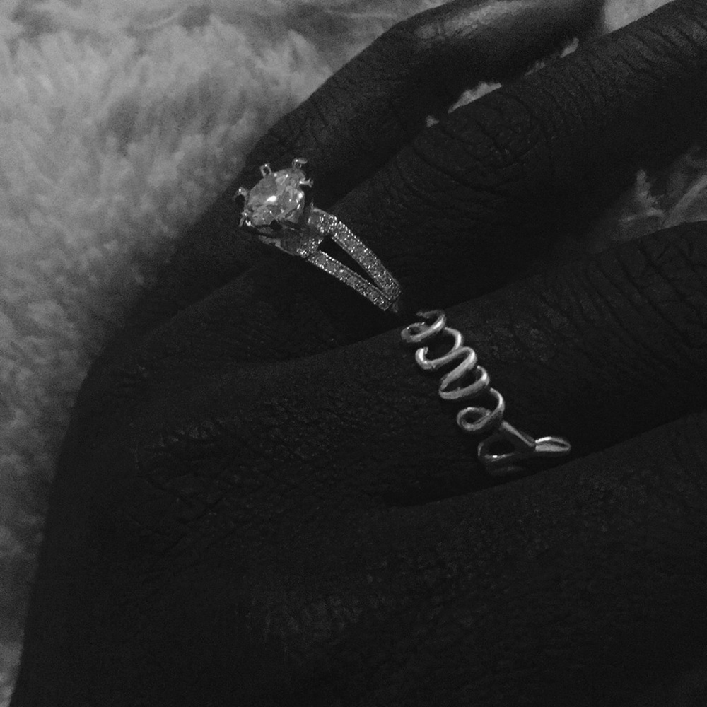 18K White Gold & Cubic Zirconia Ring