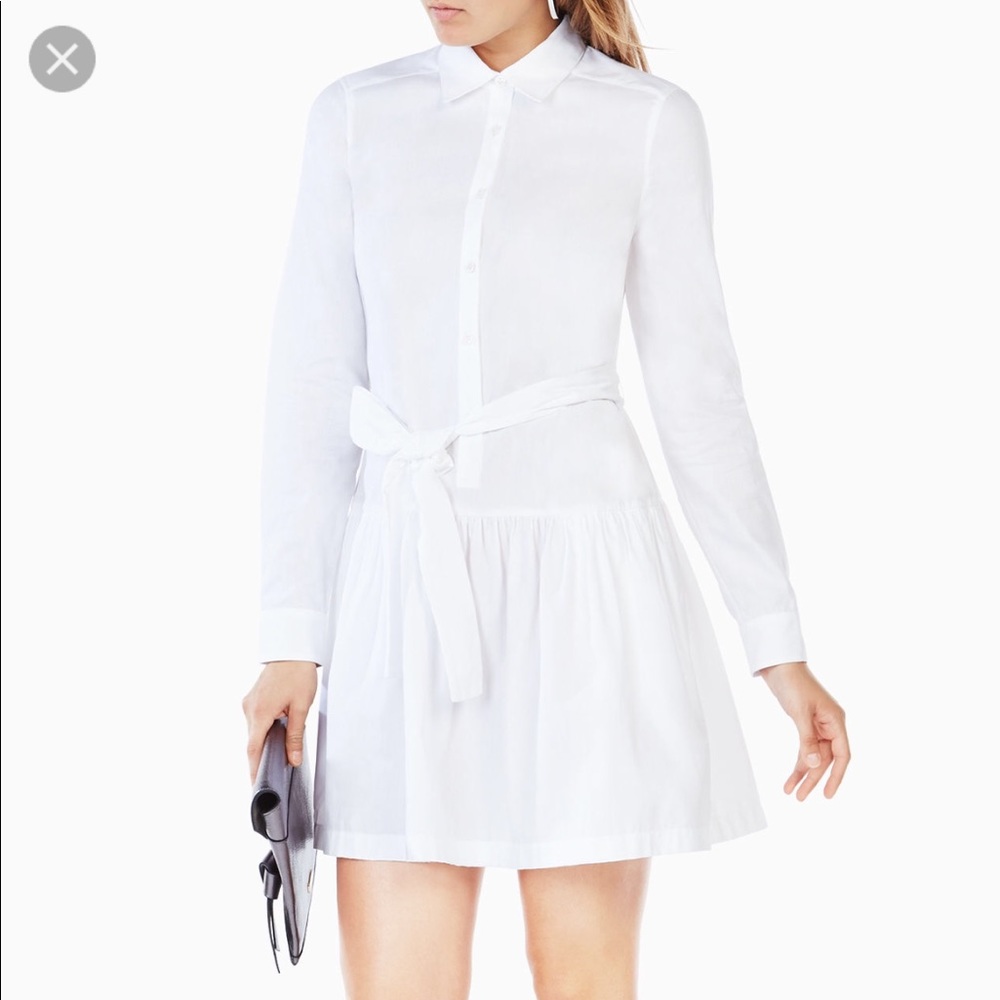 NWT BCBG White Dress