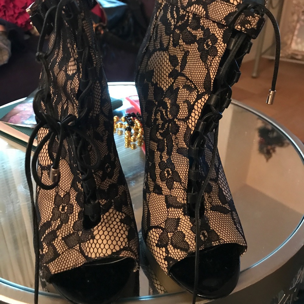 Brian Atwood Lace bootie