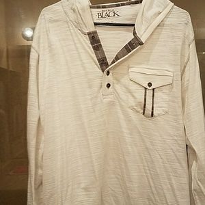 BuckleBlack hooded long sleeve mens sorry