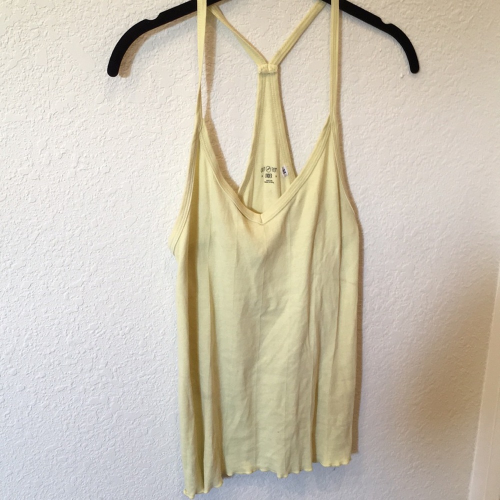 URBAN OUTFITTER TANK TOP (YELLOW) NEVER WORN!
