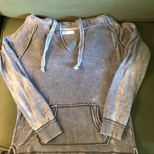 Grey Distressed hoodie