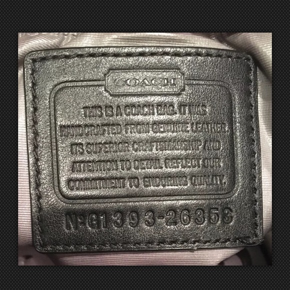 COACH MULTIFUNCTION CROSSGRAIN LEATHER BAG F57786 - Picture 8 of 8