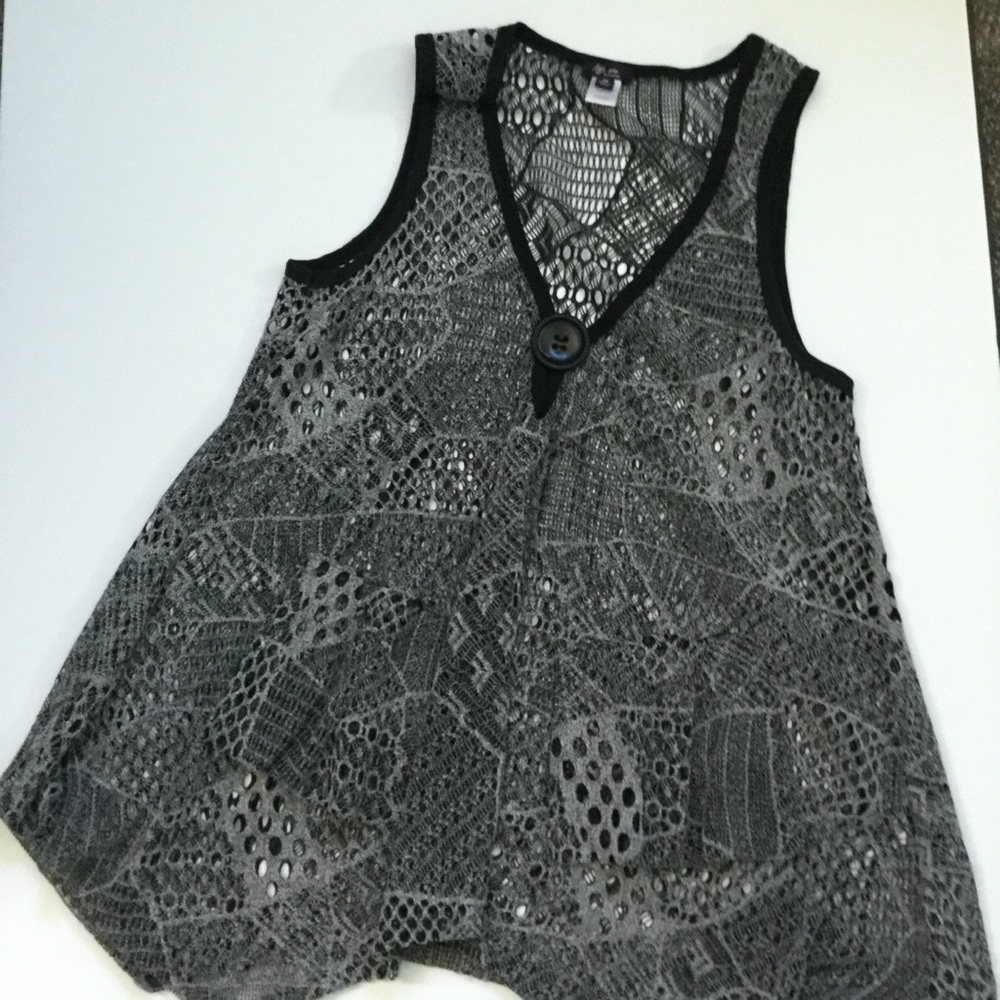 Lace-Style Longer Tunic Size 1X