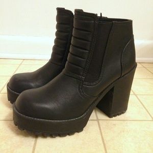 Platform Ankle Boots