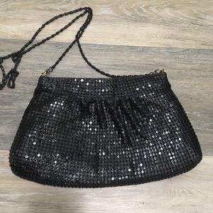 Evening Bag- Vintage 80’s Black Chainmail