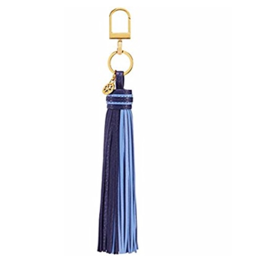 Tory Burch Two-Tone Tassel Key Fob