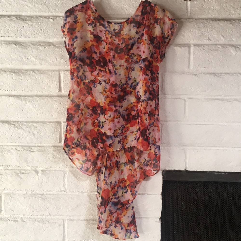 Topshop floral Blouse