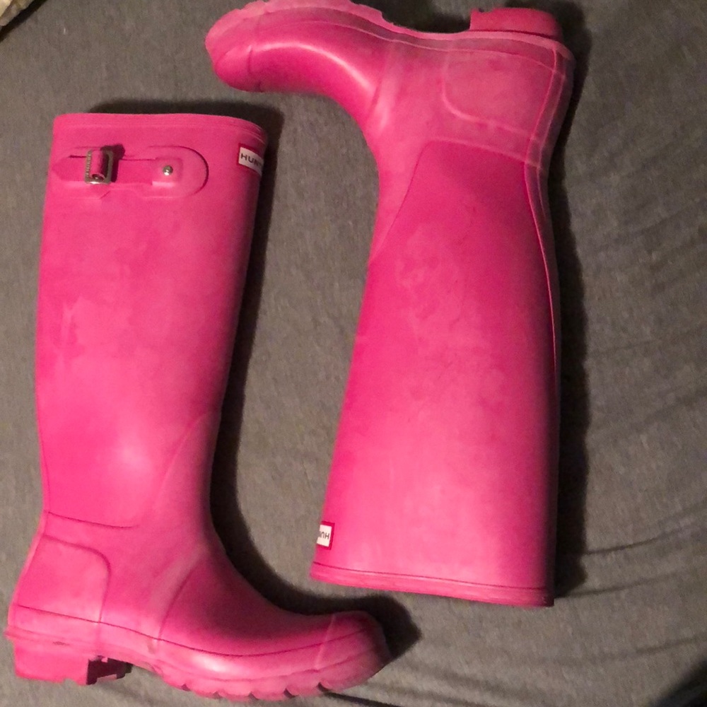 Pink Hunter Boots