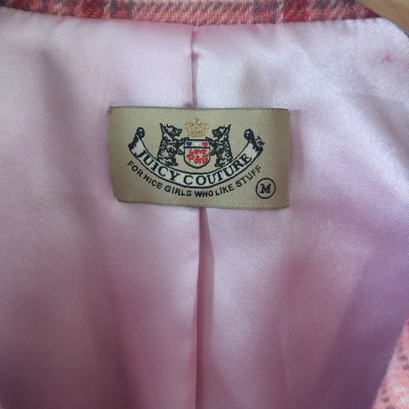 *WINTER SALE!* Juicy Couture Wool Plaid Blazer - Picture 2 of 8