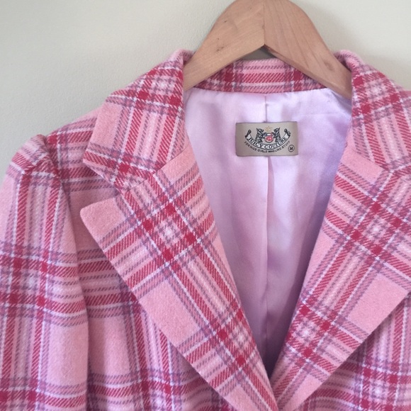 *WINTER SALE!* Juicy Couture Wool Plaid Blazer - Picture 5 of 8