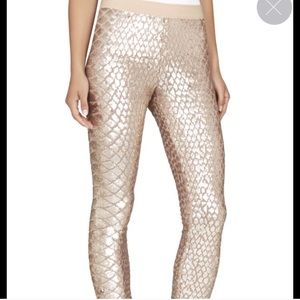 BCBG Dena Snake Sequined Leggings