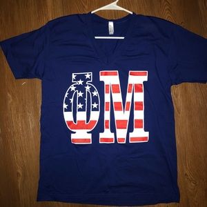 Phi Mu American Flag Shirt