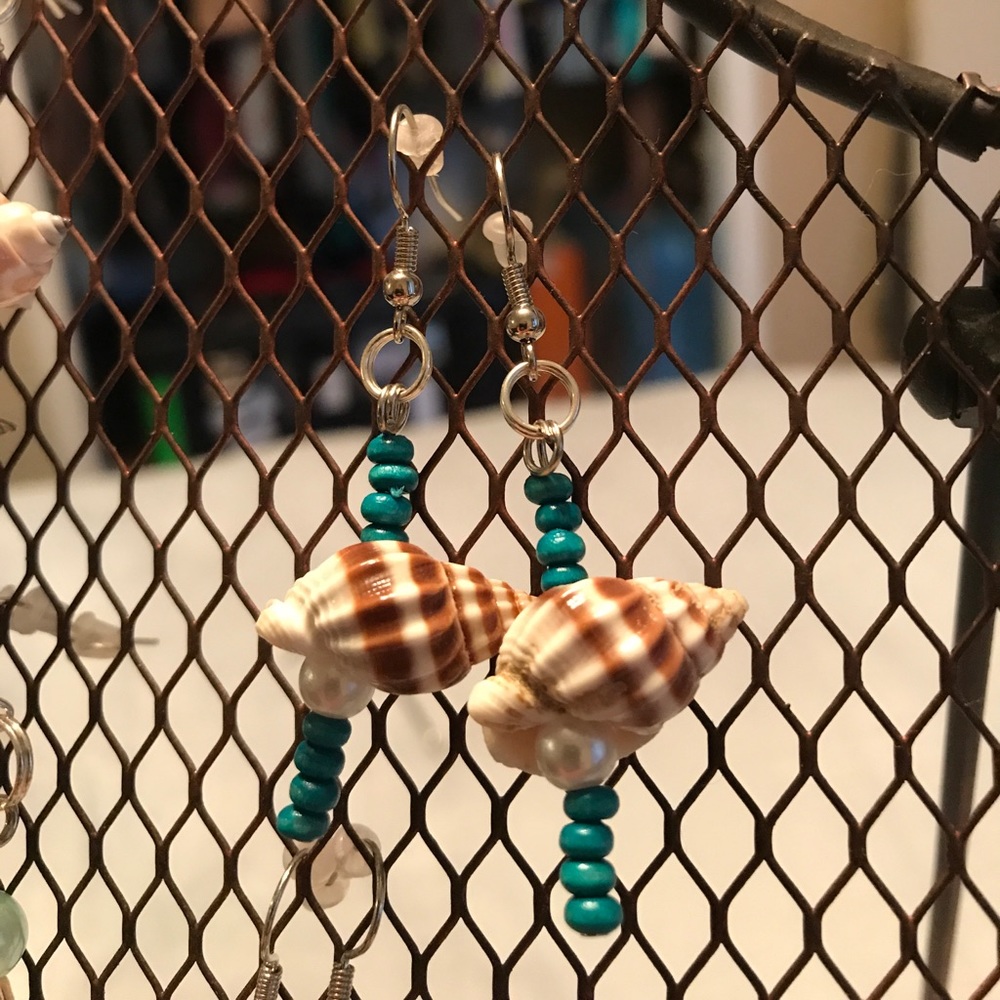 Turquoise Shell earrings