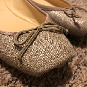 Christian Louboutin taupe flats