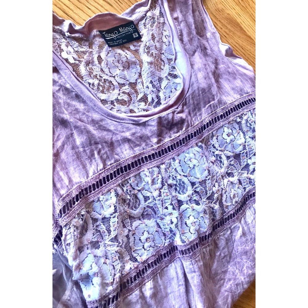 Purple Lace Tank