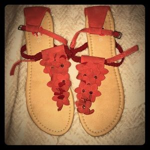 Floral sandals