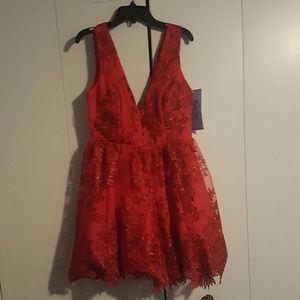 Red Cocktail Dress
