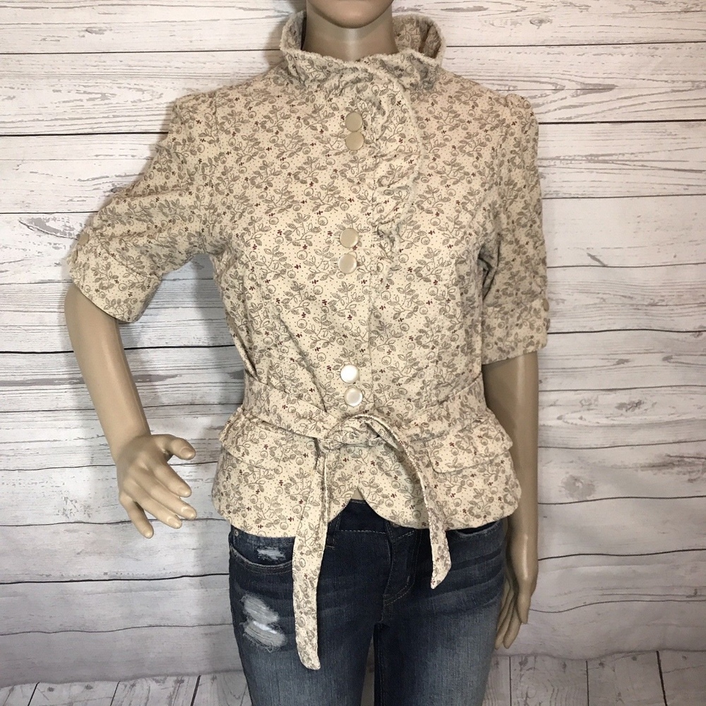 Urban Outfitters Button Down Blazer Top Sz Medium