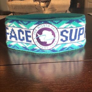 Blue Supreme/North Face Headband