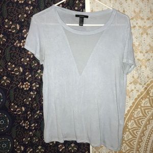 blue t-shirt worn once or twice