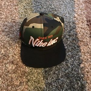 Nike hat - snap back. Never worn.