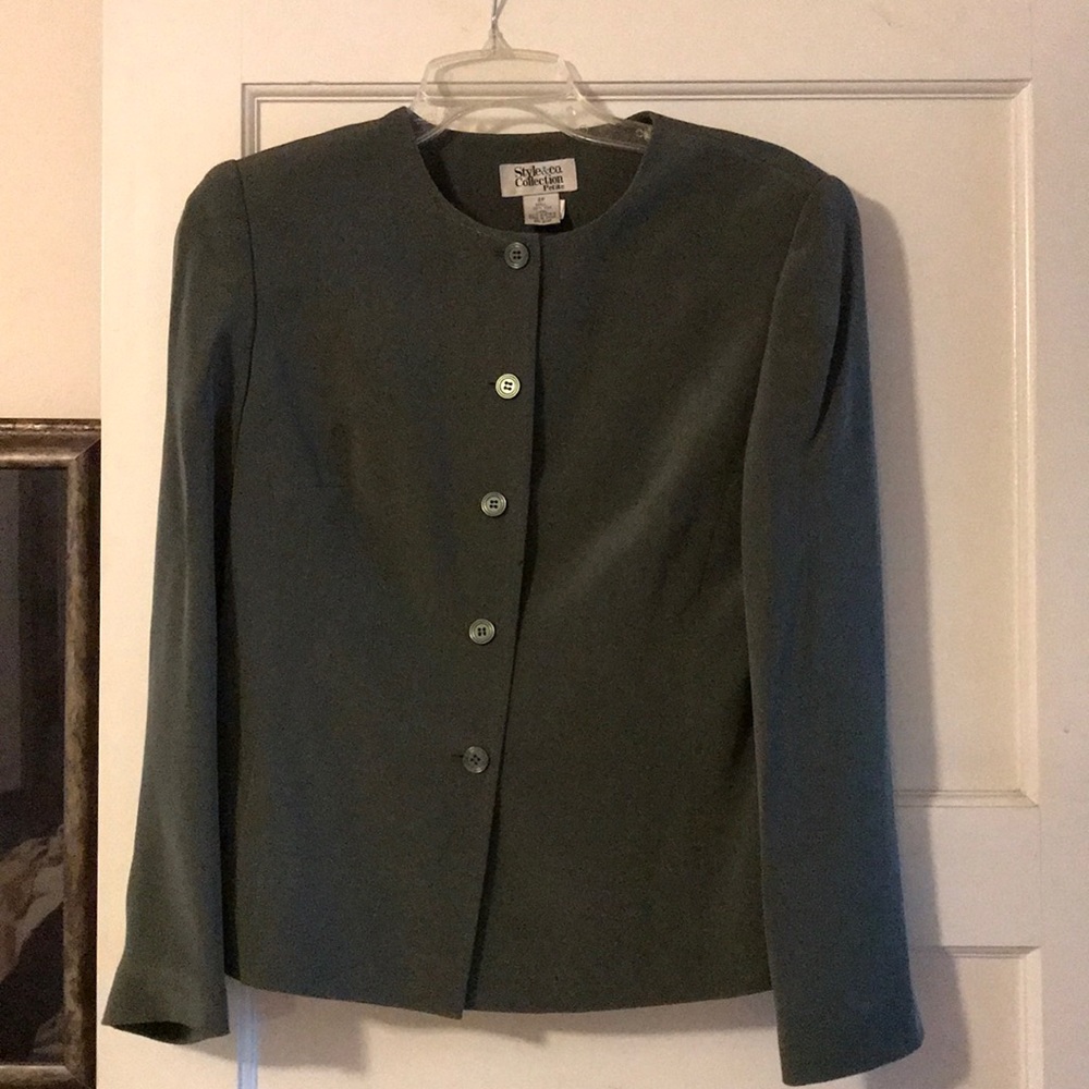 Green blazer style&co