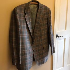 Vintage men’s plaid sport coat