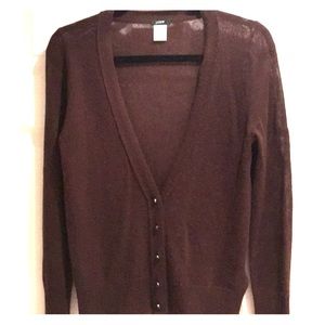 J.Crew Brown Cardigan
