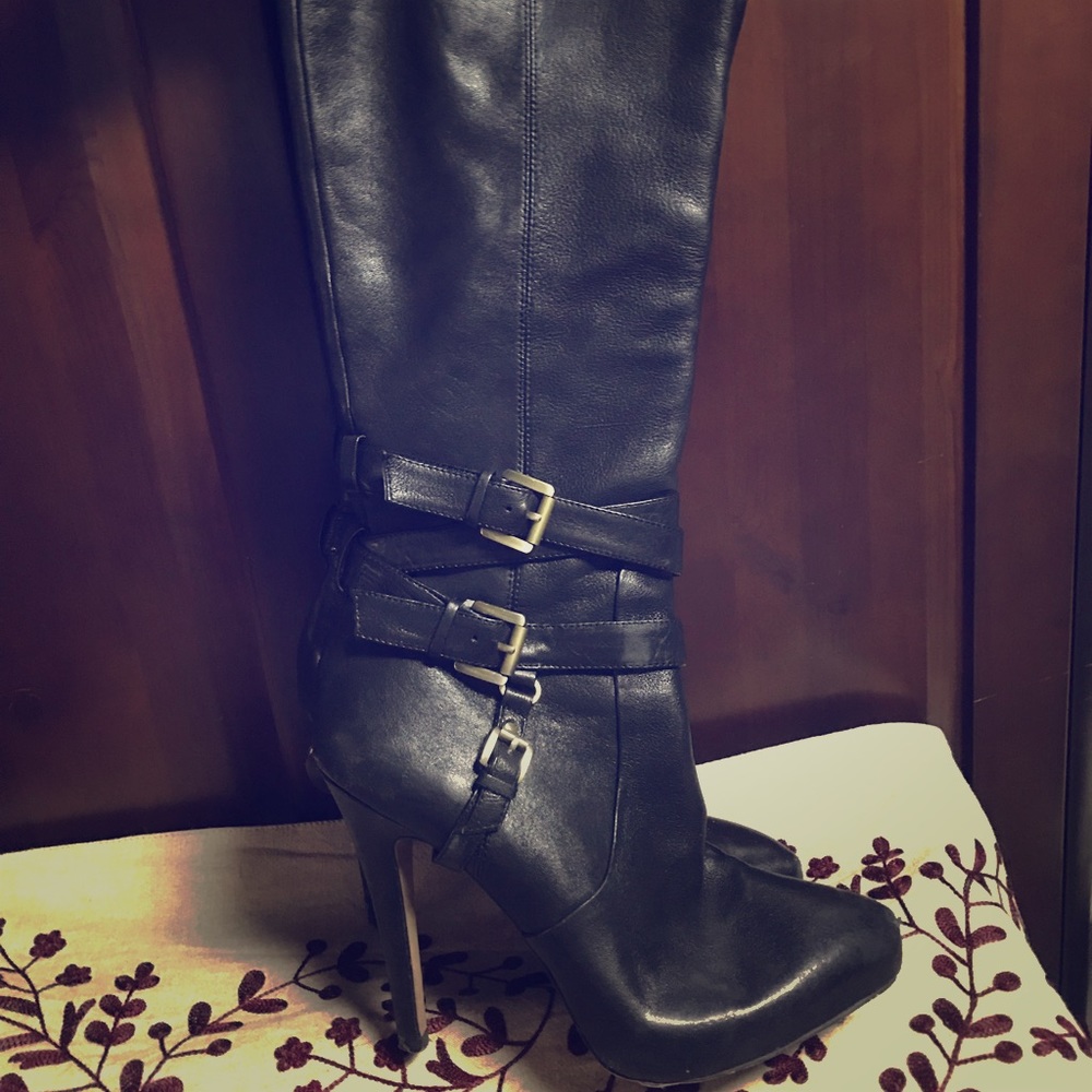 Black Sam Edelman knee high boots