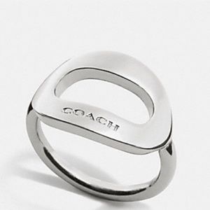 *HOLIDAY ALERT* BRAND NEW COACH SILVER OVAL RING