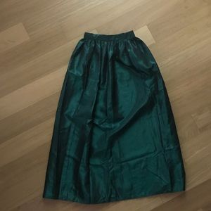 Green ball gown skirt - Perfect for holidays!