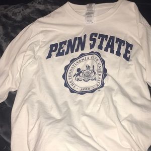 Long Sleeve White Penn State Shirt