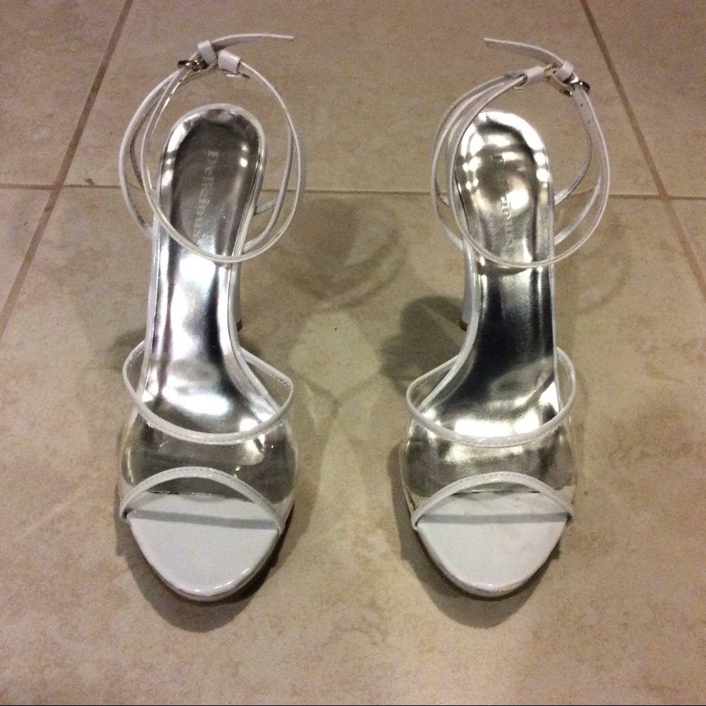 Delicious brand White Heels