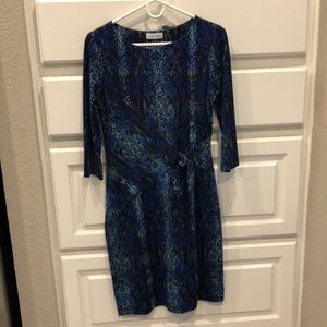 Calvin Klein faux wrap dress