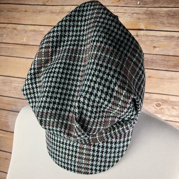 Accessories - Newsboy cabbie hat hounds tooth
