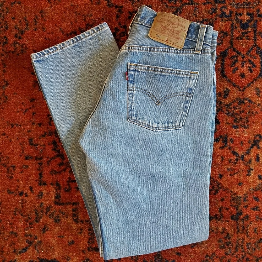 Levi's 501 Vintage Jeans Made in USA Redone