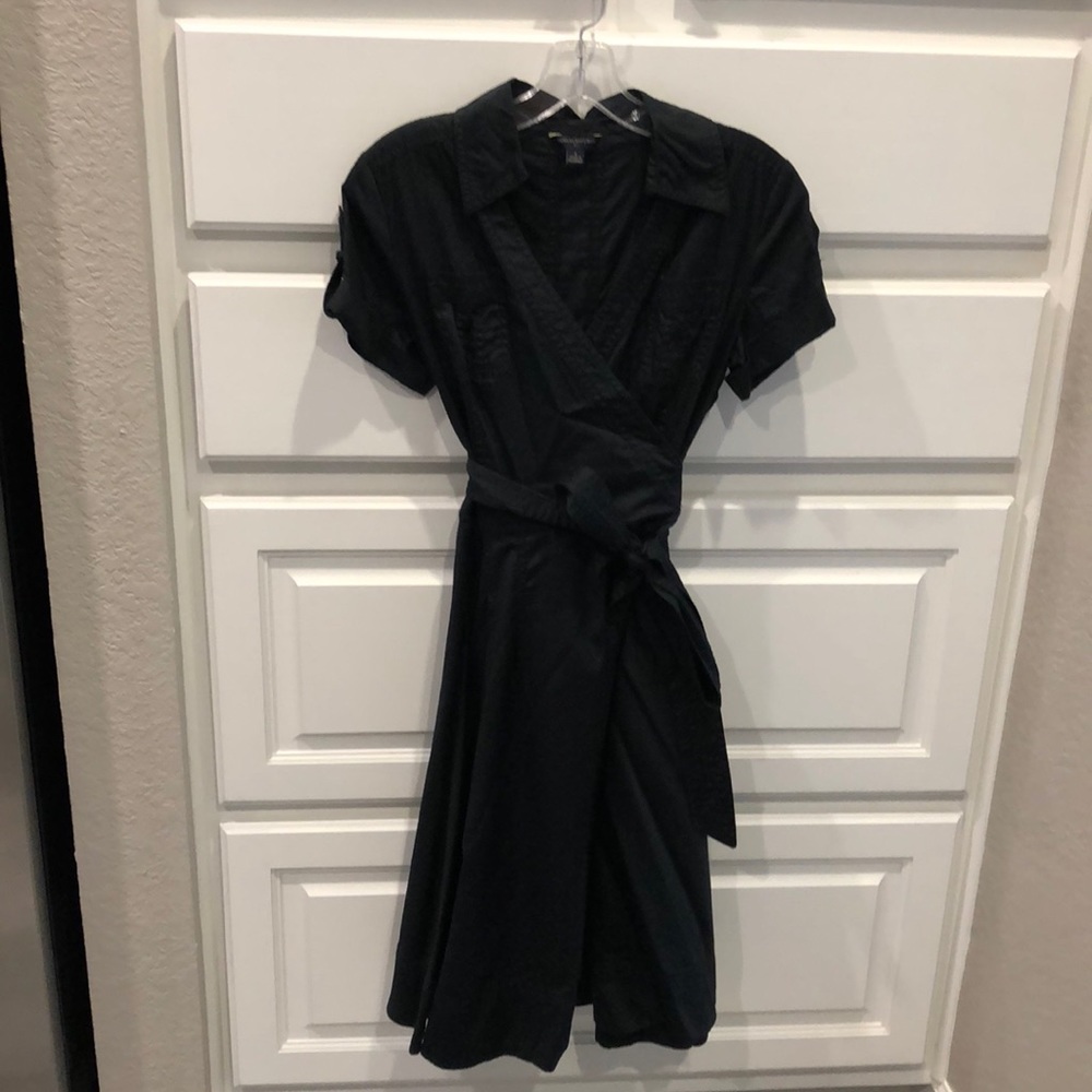 Banana Republic swingy wrap dress