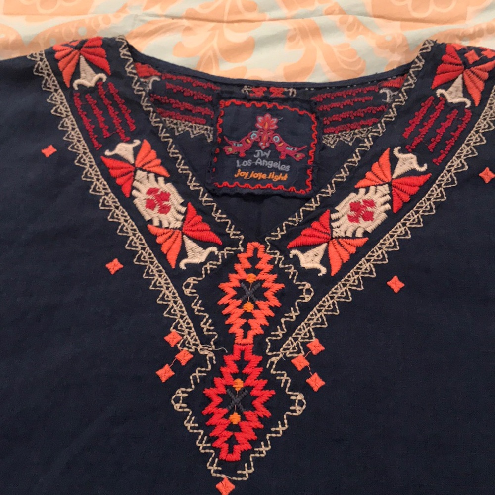 Johnny Was Caftan Poncho Tunic Top