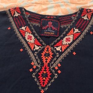 Johnny Was Caftan Poncho Tunic Top