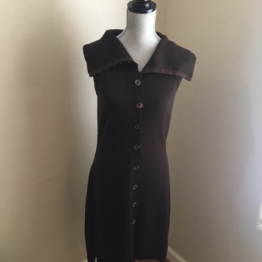 Anthropologie Guinevere Sleeveless Sweater Dress