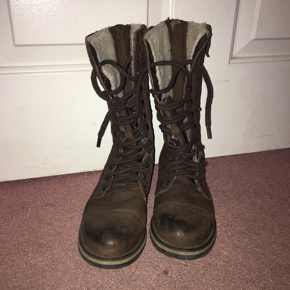Steve Madden convertible combat boots