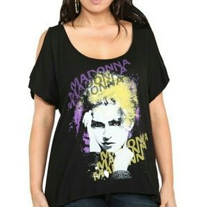 Madonna Cold-Shoulder Tee