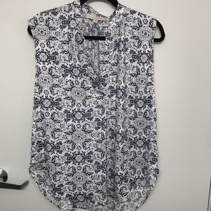 LOFT Floral Blouse