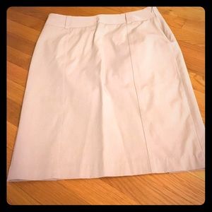 Express tan pencil skirt, size 11/12, new cond