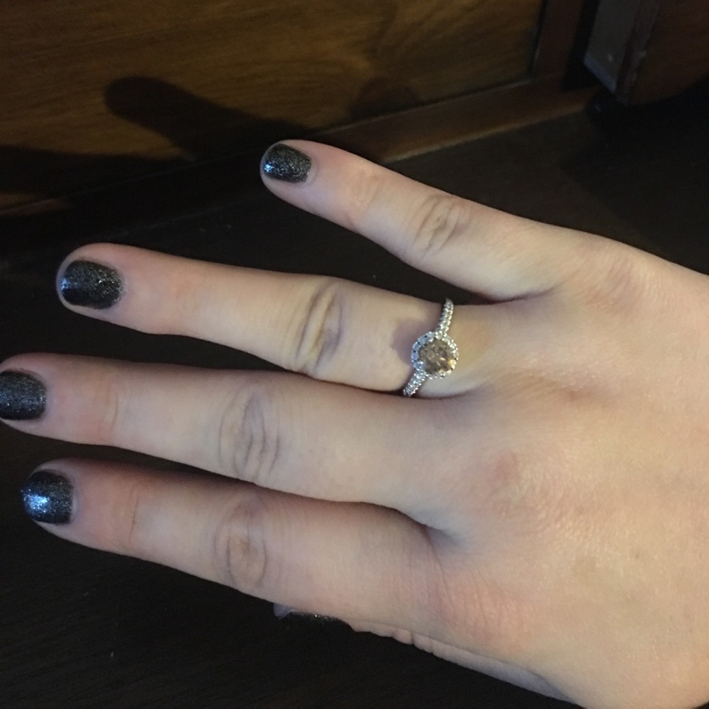 Chocolate diamond ring
