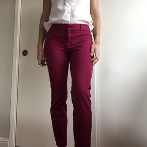 Banana Republic sloan ankle stretchy pants