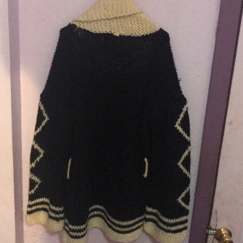 Vintage ModCloth Knitted  cardigan jacket. - Picture 2 of 2